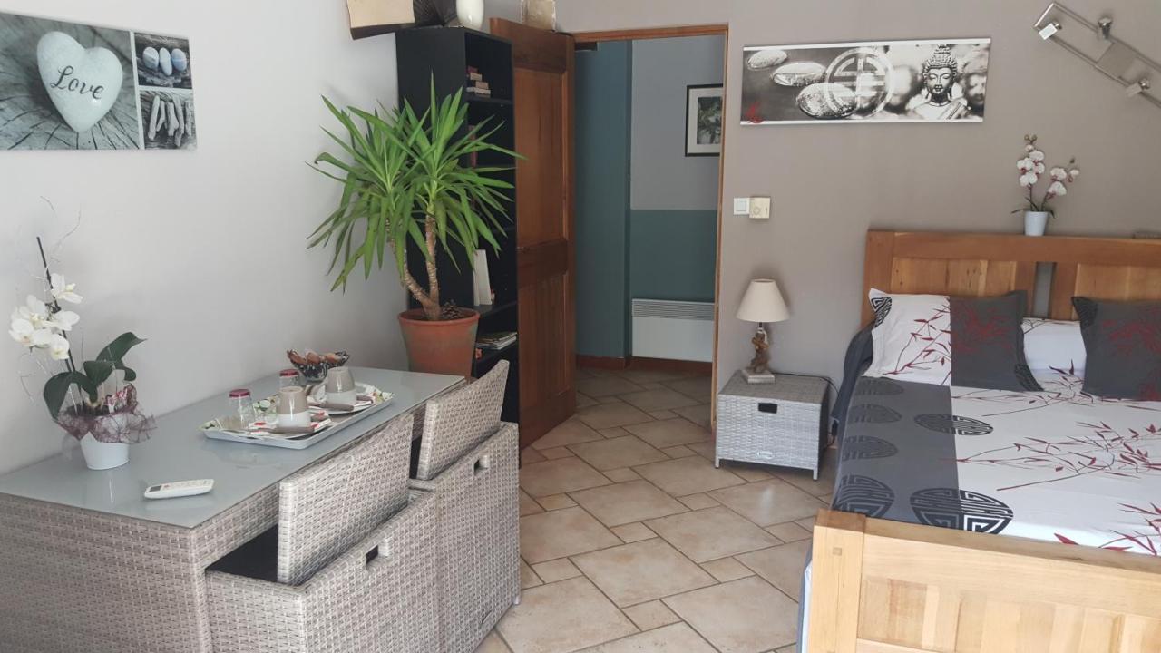 Chambre L'Orchidee Vallon-Pont-dʼArc Buitenkant foto